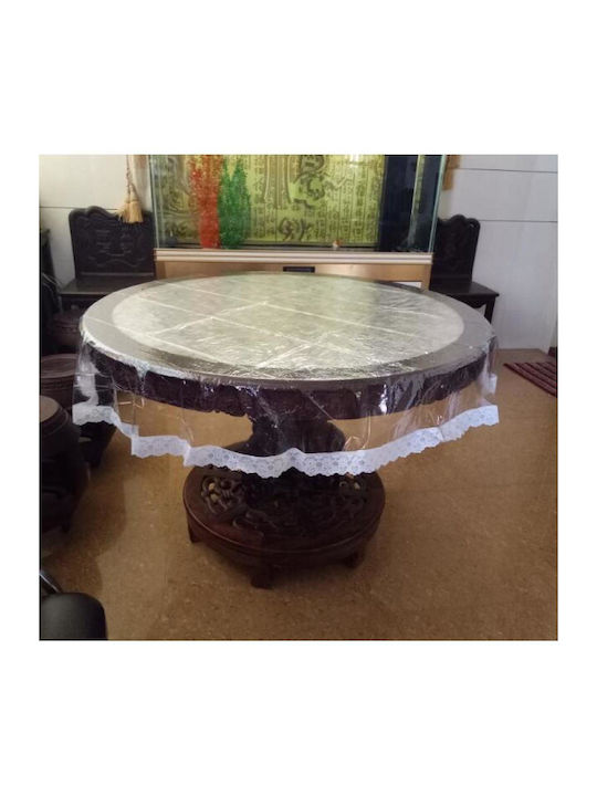 Viosarp Rotunde Fleckabweisend Transparent 132x132cm