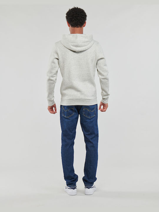 Jack & Jones Herren Sweatshirt mit Kapuze Weiß