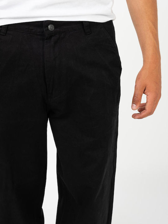 Homeboy X-TRA Men's Trousers Chino in Baggy Line Black