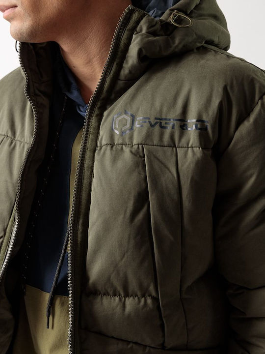 Winter Jacket Puffer Khaki