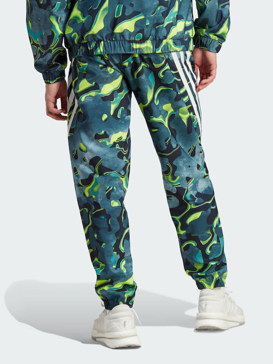 Adidas Future Icons Allover Print Мъжки спортни панталони с ластик Многоцветен