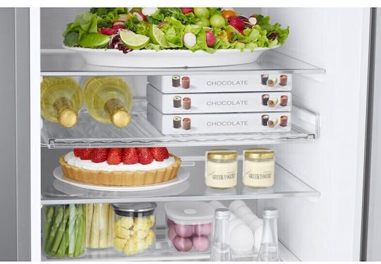 Samsung 390лт NoFrost В203xШ59.5xД65.8см. Inox RB38T775CSR