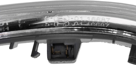 NTY Αριστερό Φλας Led για Mercedes-Benz V Seat Alhambra Skoda Superb Volkswagen Golf / Eos / Passat / Sharan