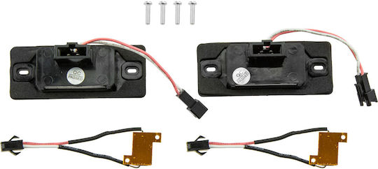 NTY License Plate Lights Led for Mercedes-Benz V Volkswagen Golf 2pcs