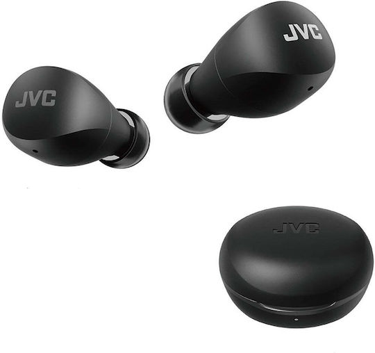 JVC Gumy Mini HA-A6T In-ear Bluetooth Handsfree Ακουστικά με Αντοχή στον Ιδρώτα και Θήκη Φόρτισης Μαύρα
