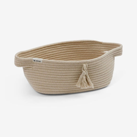 Minene Children's Storage Basket made of Fabric Beige 40x14x20cm 1pcs