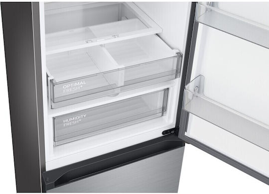 Samsung Kühl-Gefrierkombination 387Es NoFrost H203xB59.5xT65.8cm. Inox RB38C7B6AS9/EF