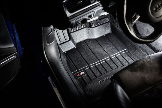 Frogum Set of Front and Rear Mats 3pcs Tray Type for Kia Sorento 2020 Black