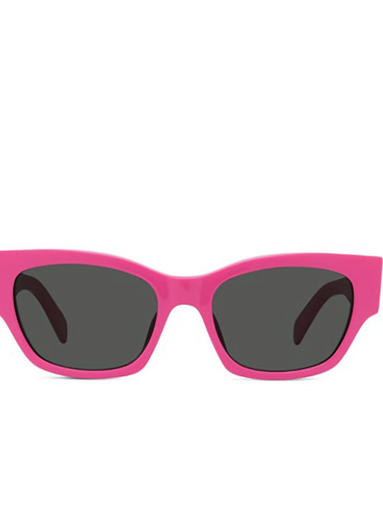 Celine Women's Sunglasses with Pink Plastic Frame and Black Lens CL40197U-75A