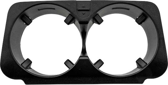 NTY Car Cup Holder 2 Positions for Console for Mercedes C-class W205 2013+ / E-class W123 2016+ in Black Color