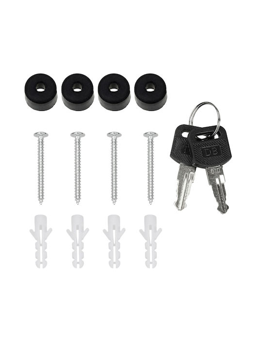 ML-Design Cutie Poștală pentru Exterior Inox în Culoarea Gri 37x11x37cm