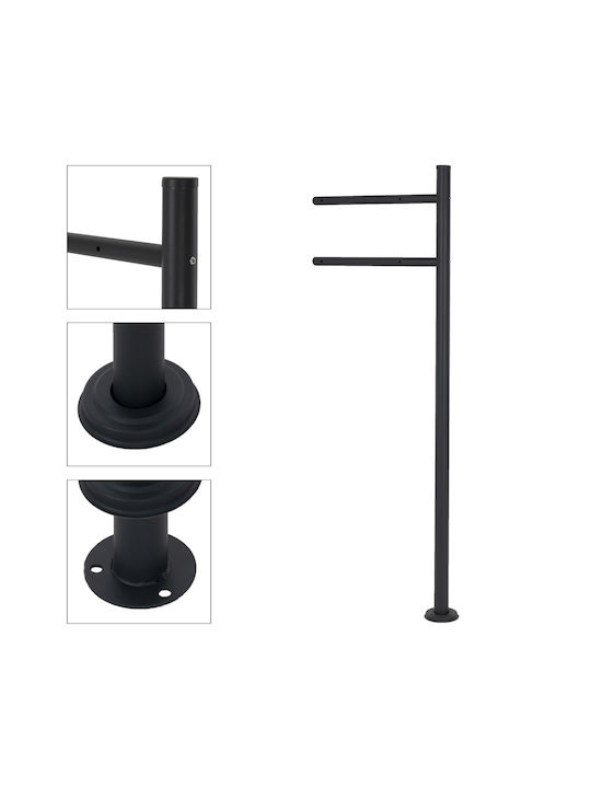 ML-Design Γραμματοκιβώτιο Inox σε Γκρι Χρώμα 37x36.5x11cm