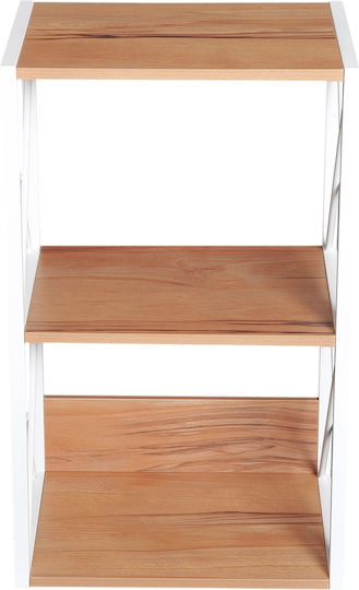 Beige Bookcase 44x35x72.5cm