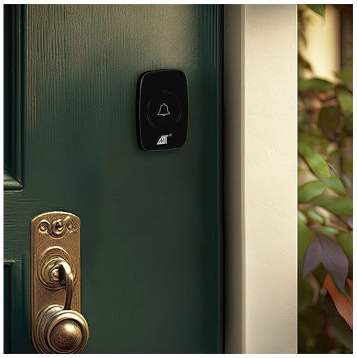 Malatec Wireless Door Bell Black