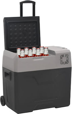 vidaXL Black Electric Portable Fridge 30lt