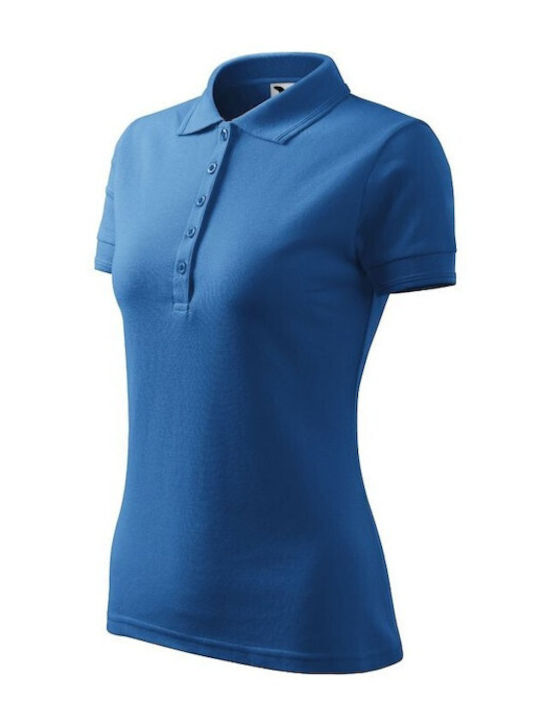 Malfini Men's Short Sleeve Promotional Blouse Blue