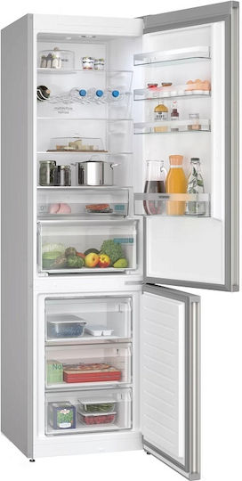 Siemens Kühl-Gefrierkombination 363Es NoFrost H203xB60xT66.5cm. Inox KG39NXIDF