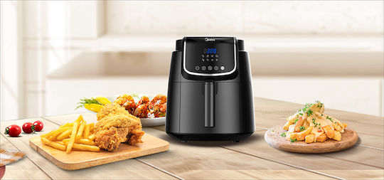 Midea Еър Фрайър 4.7лт Черен MF-CN40D2