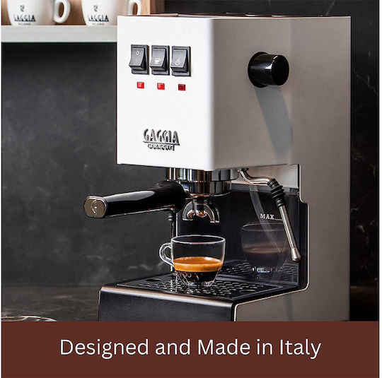 Gaggia Classic Evo Espressomaschine 1300W Druck 15bar 2023 White