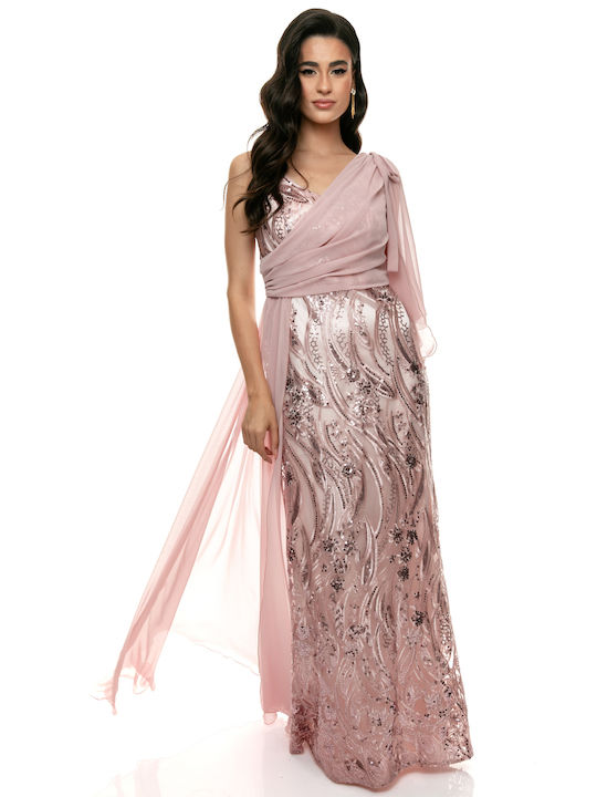 RichgirlBoudoir Sommer Maxi Kleid Rosa