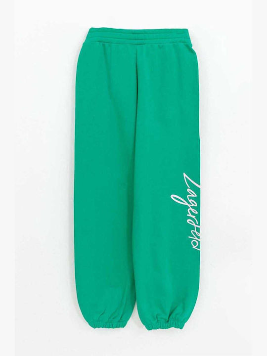 Karl Lagerfeld Women's Sweatpants Green