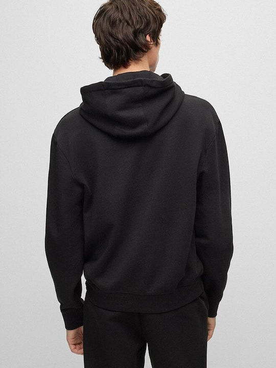 Hugo Boss Herren Sweatshirt mit Kapuze Schwarz