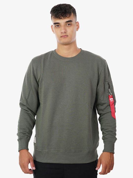 Alpha Industries Men's Sweatshirt Khaki