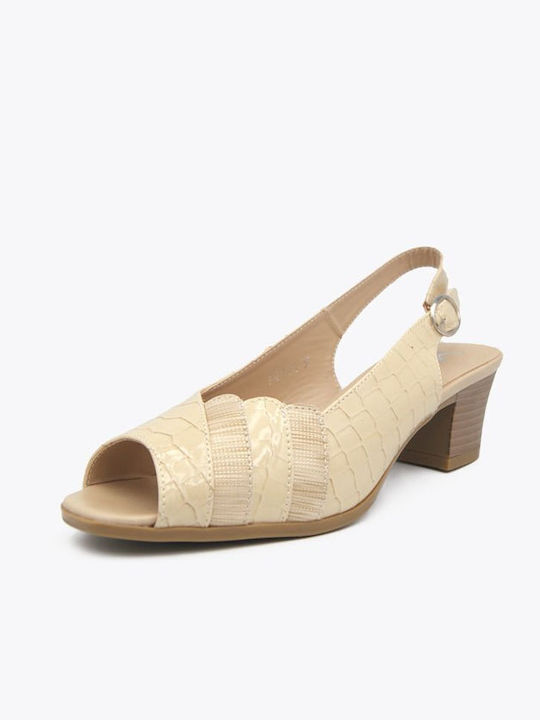 Joya Beige Heels