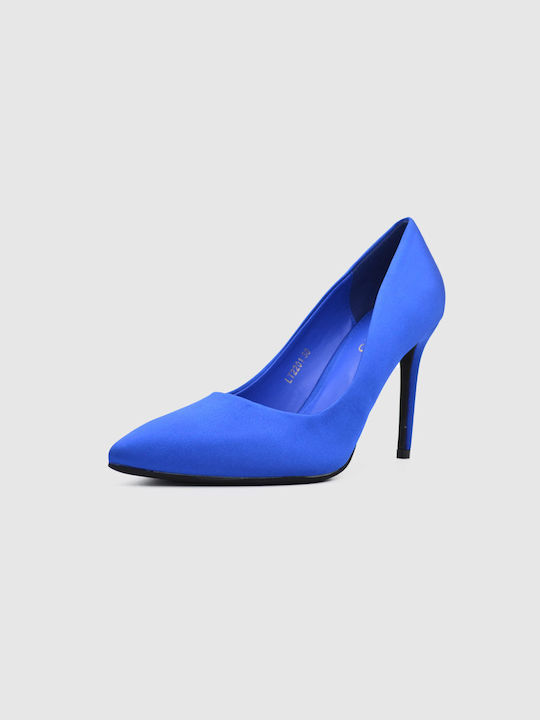 Joya Pointed Toe Blue Heels