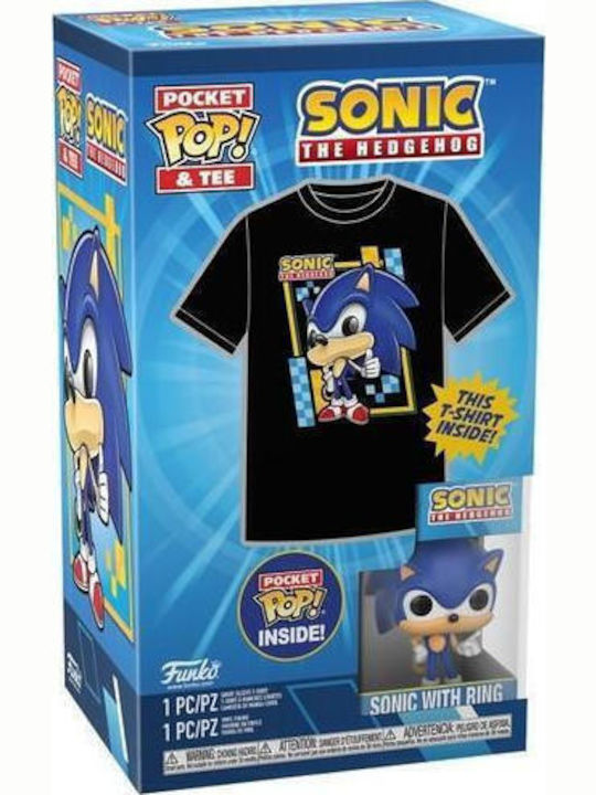 Funko Pop! Tees Games: Sonic (L) (L) Flocked Funko Pop! Tees Games: Sonic (L) (L) Flocked