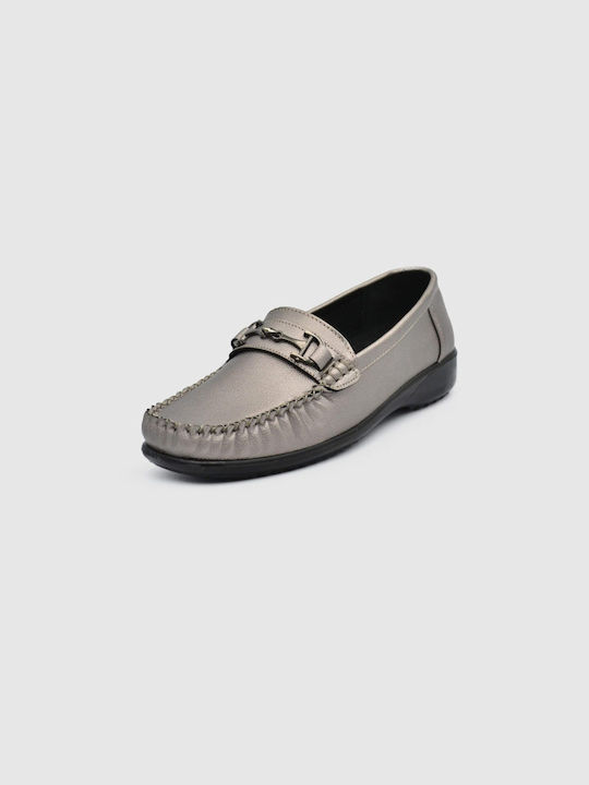 Joya Women's Moccasins in Gray Color