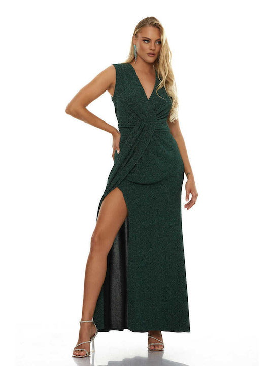 RichgirlBoudoir Maxi Evening Dress Green