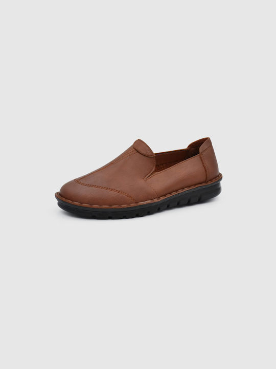 Joya Anatomisch Damen Slip-Ons Braun