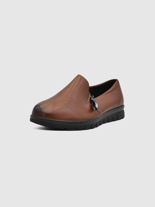 Joya Γυναικεία Slip-On Καφέ