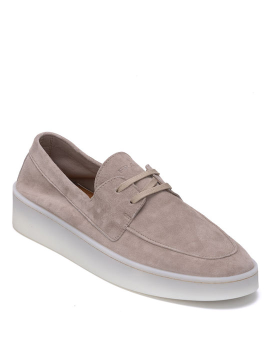 Frau Men's Suede Casual Shoes Gray