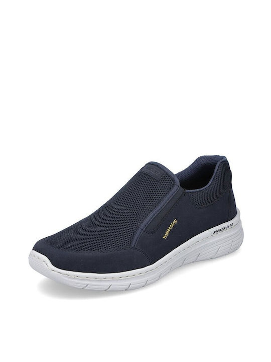 Rieker Herren Sneakers Blau