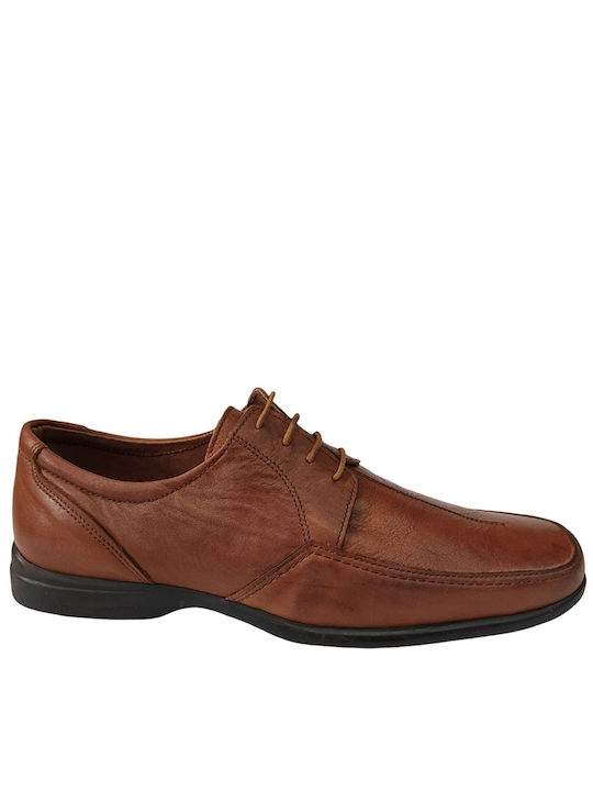 Northway Men's Leather Casual Shoes Tabac Brown