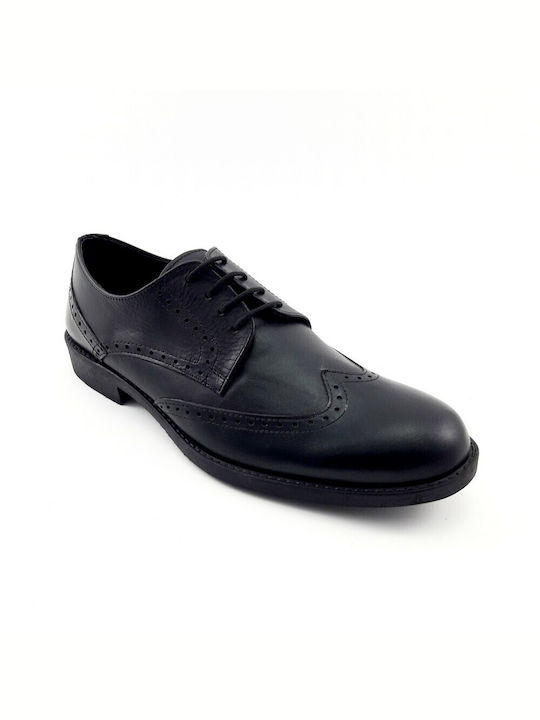 Cabrini Men's Leather Casual Shoes Black