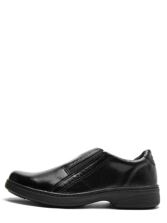 Pegada Men's Anatomic Leather Casual Shoes Black