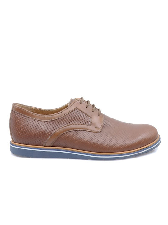 Gallen 429 Men's Anatomic Leather Casual Shoes Tabac Brown