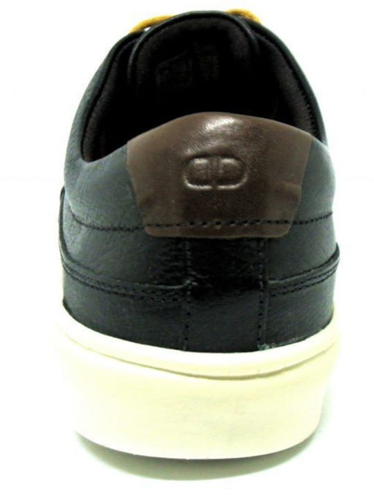 Leder Herren Freizeitschuhe Anatomisch Schwarz