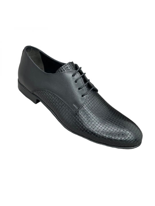 Smart Steps Leder Herren Freizeitschuhe Schwarz