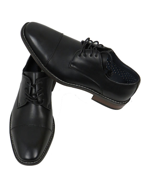 New York Tailors Men's Leather Casual Shoes Black