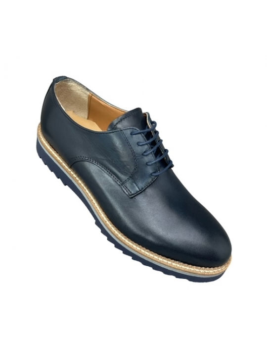 Smart Steps Leder Herren Freizeitschuhe Blau