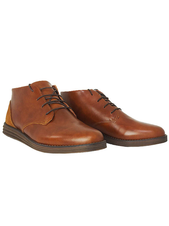 Bergman Men's Leather Casual Shoes Tabac Brown