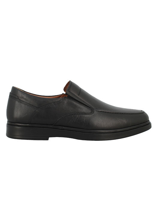 Antonello Men's Leather Casual Shoes Black