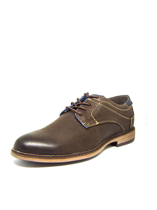 Gale Men's Leather Casual Shoes Brown