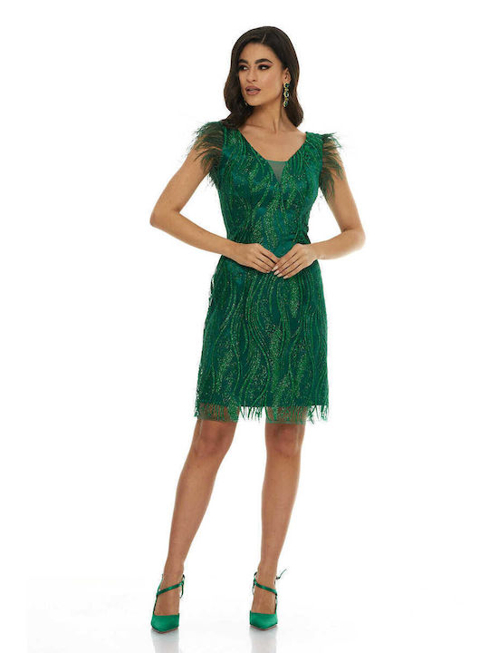 RichgirlBoudoir Mini Evening Dress Green