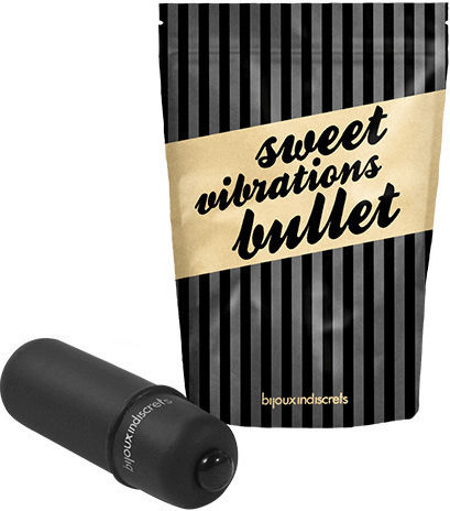 Bijoux Indiscrets Sweet Vibrations Bullet Mini Δονητής Bullet 5.5cm Black