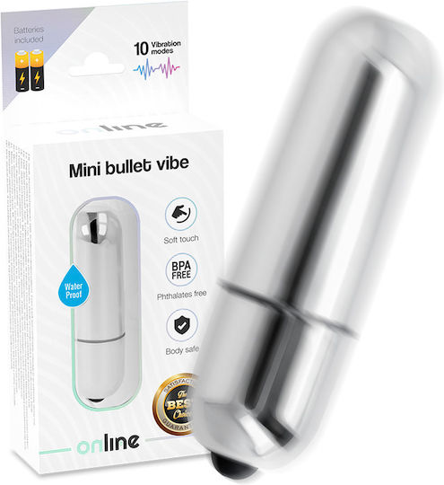 Vibrator Bullet Mini Bullet Vibe 6.2cm Silver